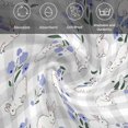 thumbnail image 6 of Easter Bunny Cloth Napkins, Spring Purple Flower Rustic Farmhouse Grey Plaid Washable and Reusable Dinner Napkins Set of 4, Table Napkin for Kitchen Party Birthday Wedding Hotel Housewarming 20"x20", 6 of 9