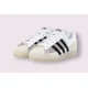 thumbnail image 1 of Adi-das Originals Superstar “White Light Charcoal” Men Size 7.5, 1 of 6