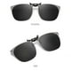 thumbnail image 2 of Clip On Sunglasses Rimless Clips Onto Nearsighted Glasses for Men Women, 2 of 5