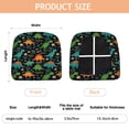 thumbnail image 3 of DarkBlue Cartoon Dinosaurs Names Pattern Seat Covers for Dining Room Chairs Set Of 4,Stretch Printed Washable Chair Seat Cover with Elastic Ties and Button,Removable Waterproof Couch Cushion Covers, 3 of 6