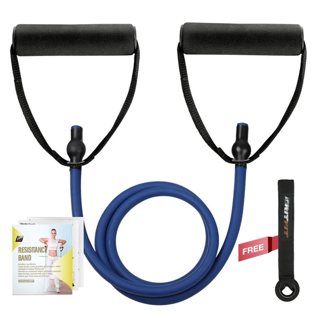 Banda de resistencia RitFit azul de 20-25 lb con manijas