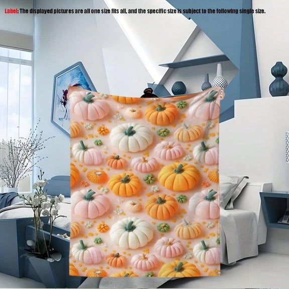 HELLOYOUNG Plush Flannel Throw Blanket Soft Warm All-Season Cozy Decor for Couch Bed Office Travel Camping Gift