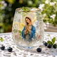 thumbnail image 5 of Limited Edition Mary Morning Prayer Glass Tea Cup, Christian Faith Stemless Glass Mug for Coffee & Tea, Inspirational Prayer Mug for Women, Bible Study Devotional Cup, Religious Christian Gift, 5 of 7