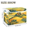 thumbnail image 3 of Foldable Fabric Storage Bin With Handle Collapsible Basket Box Storage With Lid Organizer A Tuscany Landscape, 3 of 7
