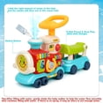 thumbnail image 3 of FVLOENG Baby Push Walkers Activity Table Center  4 in 1 Push Pull Sit and Ride Train Toys, Music Panel for 12 Months+ Early Educational Gift Infant Boys Girls, 3 of 8