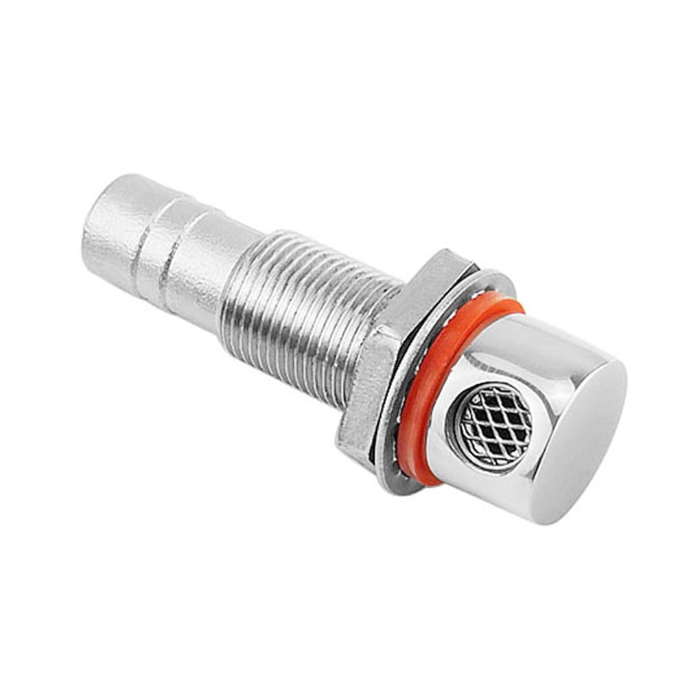 Universal Boat Gas Tank Vent 316 Stainless Steel Straight Thru Hull