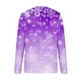 thumbnail image 5 of Aqestyerly Haut de Noël pour Femmes Mode T-Shirt Décontracté à Col Rond à Manches Longues Imprimé Blouse Hauts pour Femmes, 5 of 5