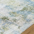 thumbnail image 6 of Mark&Day Washable Rugs, 7x9 Kamron Modern Sage Green Area Rug, Dark Green Olive Dark Blue Carpet for Living Room, Bedroom or Kitchen (6'7" x 9', Machine Washable), 6 of 6