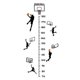 thumbnail image 4 of Basketball Boy Height Measure Wall Stickers for Children's Bedroom w, 4 of 5