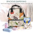 thumbnail image 5 of Daiia Cute Vegetables Large Capacity Baby Bag Waterproof Stylish Diaper Bag Mummy Backpack Adjustable Straps Diaper BagBaby Essentials Bag, 5 of 6