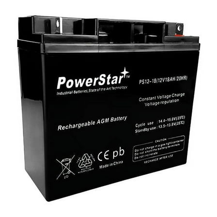 HR22-12 Genuine PowerStar Battery - 18 amp hour - 12 volt
