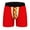Red, variant on Odeerbi Mens Underwear Seamless Boxer Briefs Christmas Digital Printing Breathable Close Fitting Underpants Comfortable Boxers Red