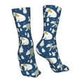 thumbnail image 7 of Salouo cute winter bear Pattern Fun Novelty Crew Socks,Casual Athletic Socks Neutral Socks, 7 of 7
