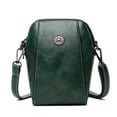 thumbnail image 2 of Small Crossbody Purse Bag for Women, Mini Crossbody Cell Phone Bags Wallet, All-match Leather Cross body Bag Purse with Strap, Green, 2 of 3