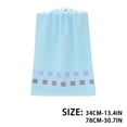 thumbnail image 3 of Cotton Bathroom Towels 30.7" x 13.4" Absorbent Towel Soft Face Towel Microfiber Bath Towels Shower Towel for Household Family Bathroom Decoration, 3 of 6