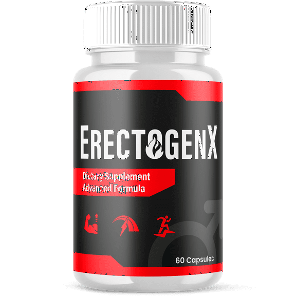 ErectogenX Advanced Formula Pills All Natural Vitamin Supplement Erectogen X 60 Capsules