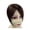 Dark Brown, variant on Clip-on Human Hair Bangs Hair Wigs for Women | Fringed Straight Hair Toppers for Thinning Hair