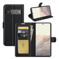 thumbnail image 1 of [PST] Google Pixel 6 Pro (6.7") Wallet Case, Leather Magnetic Card Slot Wallet Folio Flip Case Cover, 1 of 6