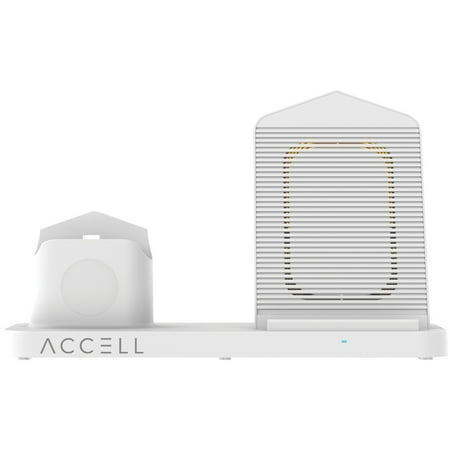 UPC: 0826388111523 | Accell D233B-001F 3 In 1 Fast Wireless Charger (White)