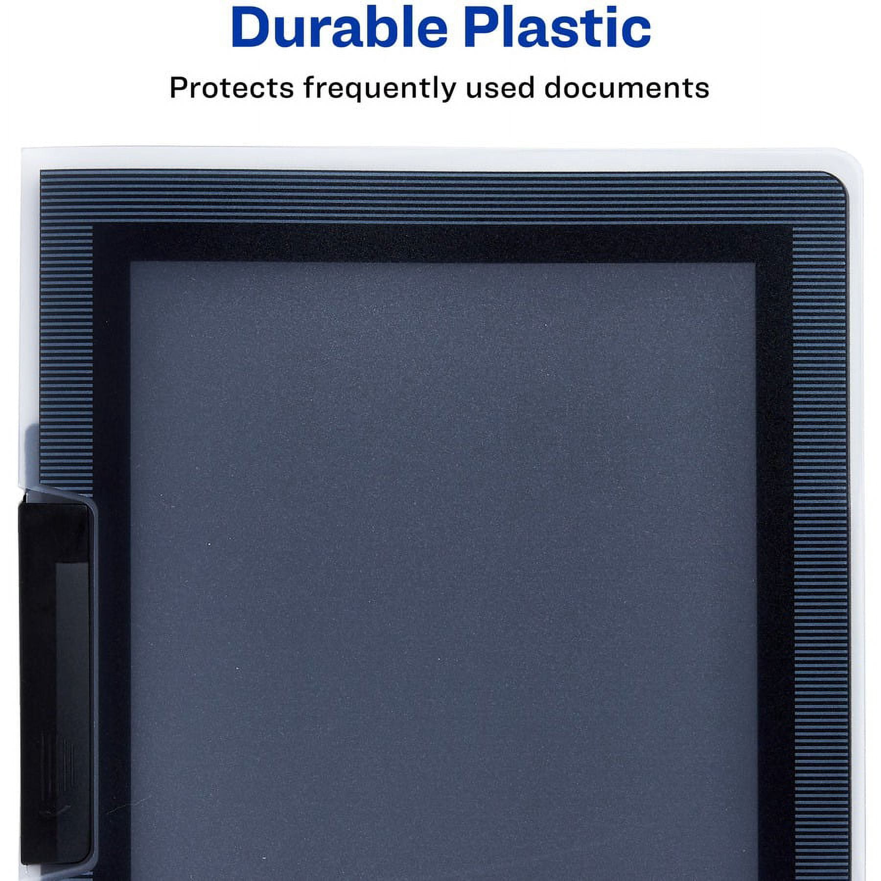 Avery® Flexi-view Letter Report Cover - 8 1/2" X 11" - 25 Sheet Capacity - Polypropylene, Plastic - Assorted - 24 / Box