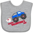 thumbnail image 3 of Inktastic Happy Valentine's Day-monster Truck Boys or Girls Baby Bib, 3 of 4