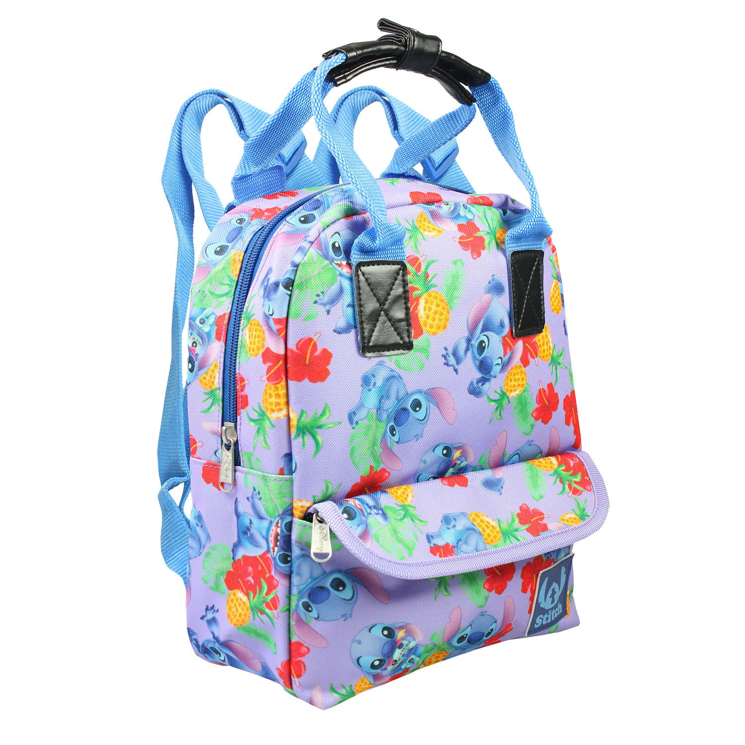 Licensed - Disney Lilo and Stitch Purple Allover Print 12&quot; Girls Small School Backpack?
