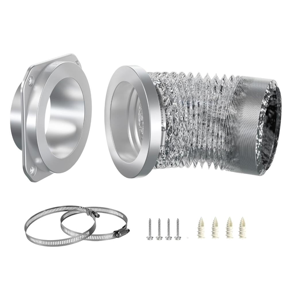 Ywmsfl 180 Degree Steel Dryer Vents Connector Magnetic Quick Connect Design Heat Resistant Adapters for Improved Ventilation