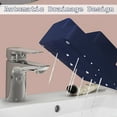 thumbnail image 6 of Toothbrush Holder, Bathroom Countertop Organizer, Bathroom Accessory Storage, Vanity Multi Use Holder for Electric Toothbrush Toothpaste Razor Mouthwasher and Others (rubber paint navy blue), 6 of 8