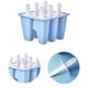 thumbnail image 1 of Moldes Para Paletas Bandeja de moldes de paletas de hielo de bricolaje para el hogar para hacer helados de silicona (azul de 6 celdas) Likrtyny Libre de BPA, 1 of 8
