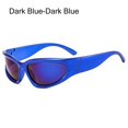 thumbnail image 1 of Gafas de sol Y2K para ciclismo, lentes de sol deportivas ovaladas futuristas, a la moda, Retro, Punk qiuyongming unisex, 1 of 2