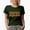 Military Green, variant on Christmas Squad, Winter Season, Celebration or Party Themed, Groovy Retro Wavy Text Merch Gift, Black T-Shirt, Small