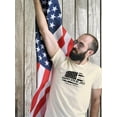thumbnail image 2 of Happy 4Th Of July Flag T-Shirt Men -Image by Shutterstock, Male 3X-Large, 2 of 4