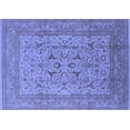 thumbnail image 1 of Ahgly Company Indoor Rectangle Oriental Blue Industrial Area Rugs, 4' x 6', 1 of 4