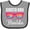 Heather and Black, variant on Inktastic Siesta Key Florida Beach Trip Girls Baby Bib