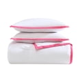 thumbnail image 4 of Betsey Johnson Solid Microfiber White Print 4 Piece Comforter Set-King, 4 of 8