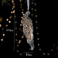 thumbnail image 2 of Adornos para el árbol de Navidad Adornos de cuña colgantes Adornos decorativos de cervatillo transparente Decoración del hogar para el árbol de Navidad Suministros para fiestas, 2 of 5