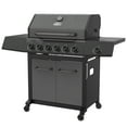 thumbnail image 1 of Expert Grill 6-Burner Gas BBQ Grill with Side Burner, Graphite, 1 of 12