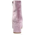 thumbnail image 4 of Journee Womens Hazara Square Toe Block Heel Ankle Booties, Widths Available, 4 of 10