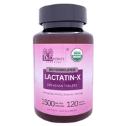 Dr. Dhoble's Remedies Doctor Made USDA Organic Lactation Supplement – Increase Milk Supply with Herbal Breastfeeding Support, Aid for Mothers, Fenugreek, Alfalfa, Shatavari, Moringa 120 Vegan Tablets