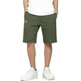 thumbnail image 4 of Erwazi Kids Boys Athletic Shorts Elastic Waist Performance Shorts with Pockets, Green, 7-8 Years, 4 of 8