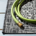 thumbnail image 3 of SAFAVIEH Courtyard Chao Medallion Indoor/Outdoor Area Rug, Grey/Black, 9' x 12', 3 of 8