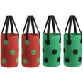 thumbnail image 3 of Bolsa para plantar fresas Rawiri, paquete de 4 bolsas para plantas, bolsa de cultivo, bolsas para plantas con asas, bolsas colgantes para plantas de fresas, bolsa de cultivo para plantar verduras,, 3 of 7