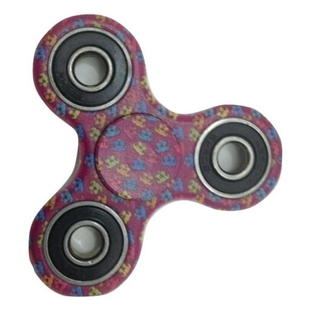 Fidget Spinner Toy with Dog Pattern Stress & Anxiety Reducer with Ball Bearing - Fidget Spinner Dog
