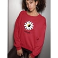 thumbnail image 2 of Daisy See The Good Sweatshirt Women -Image by Shutterstock, Female Small, 2 of 4