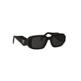 thumbnail image 4 of Lentes de sol Prada SPR 17W 1AB-5S0 Symbole Rectangle Negro Plata, 4 of 6