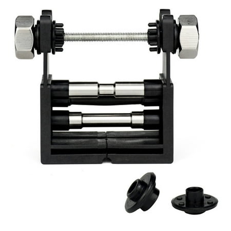 BIBABLYKE Adjustable Tension String Serving Jig Tool Aluminum String Winder for Compound and Recurve Bowstring Serving