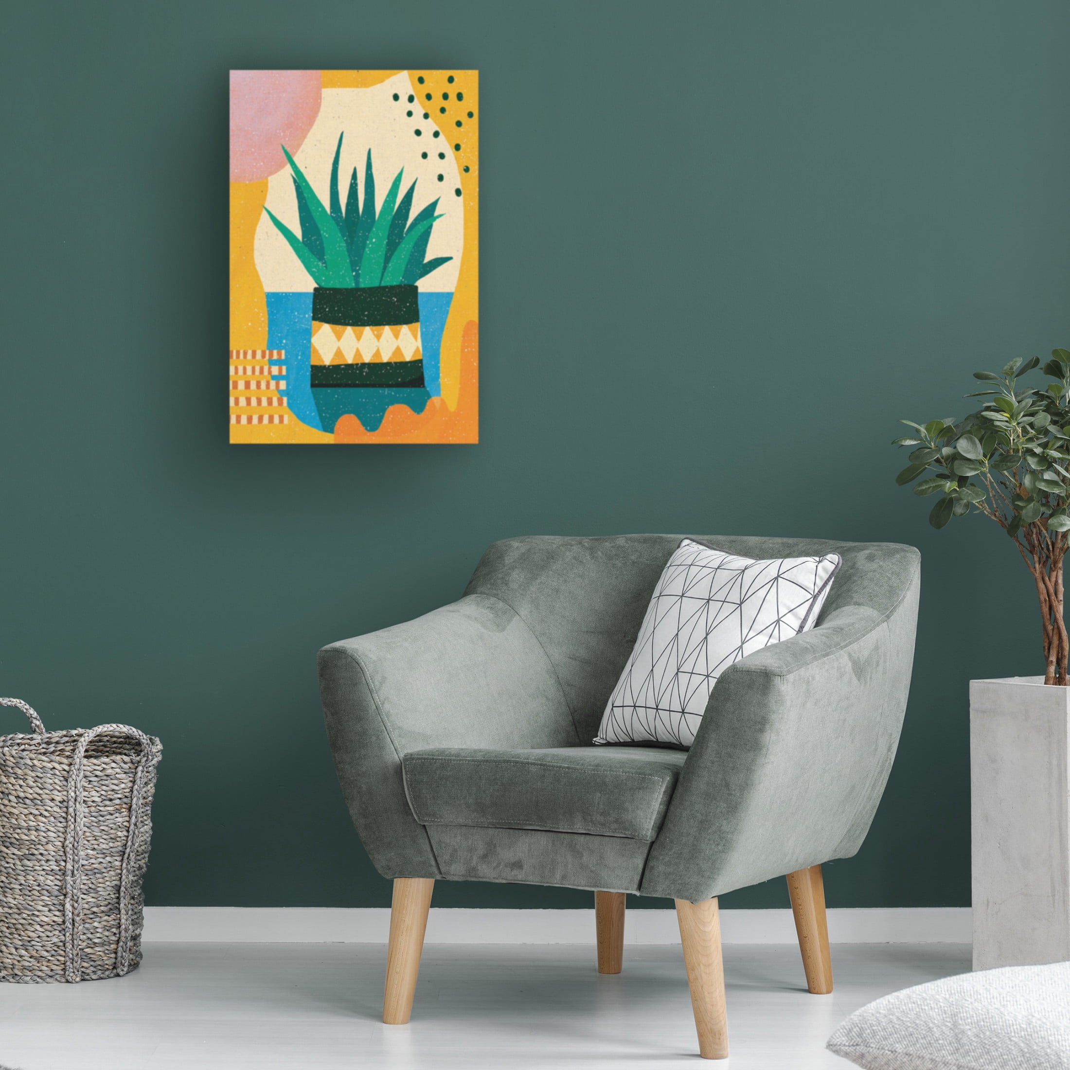 Trademark Fine Art Aylin Demir The Orange Day Canvas Wall Art