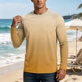 thumbnail image 4 of Long Sleeve Shirt Men Beach Summer Athletic Quick Dry Sun Protection Fishing Outdoor Hiking UPF 50 Running T-Shirt, XL, 4 of 6