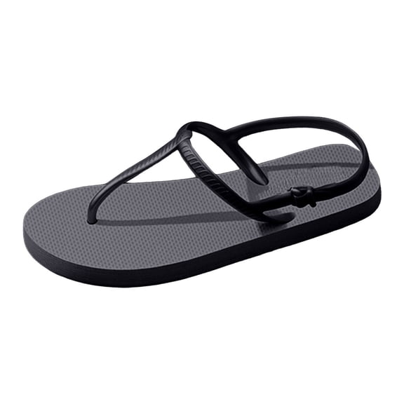 Bibifish Womens Flat Sandals Bohemian Feminine Laid-Back Thong Elastic Slingback Footbed Woven Floral Pearl Flat Sandals Summer Casual Sandals