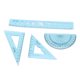 thumbnail image 1 of Juego de Reglas Jadeshay Cuatro Piezas Regla Suave y Transparente, 1 of 14